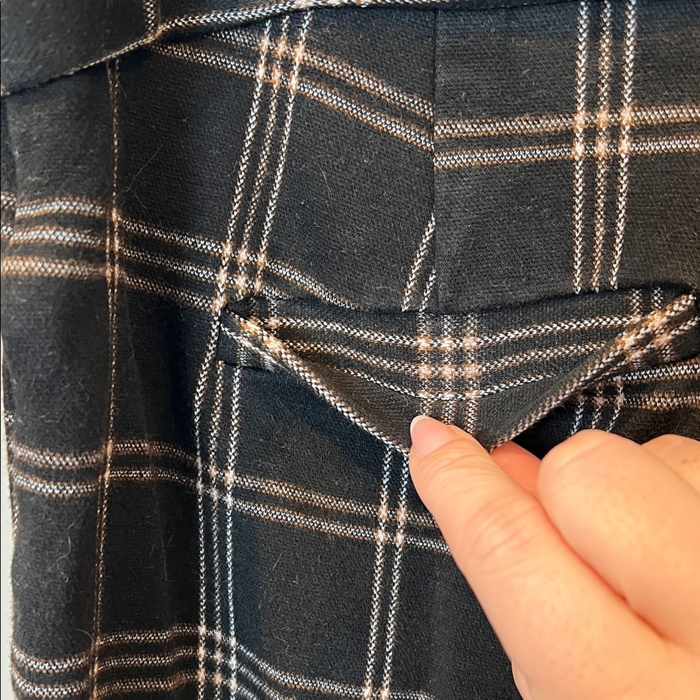 Nordstrom Rack Black Plaid Pants - Picture 7 of 7